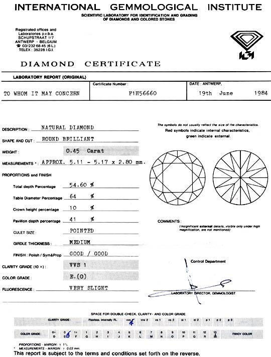 Foto 9 - Diamant 0,45ct Brillant IGI River Hochfeines Weiss VVS1, D5137