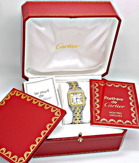 Foto 4 - Orig.Cartier Panthere Stahlgold Herren Uhr Topuhr Neuw., U1900
