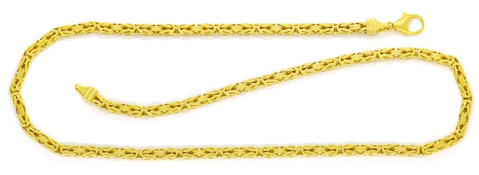 Foto 1 - Königskette 55cm lang in massiv 14K Gelbgold, Z0107