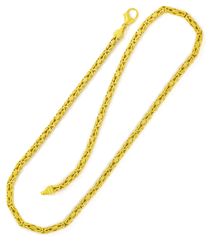 Foto 3 - Königskette 55cm lang in massiv 14K Gelbgold, Z0107